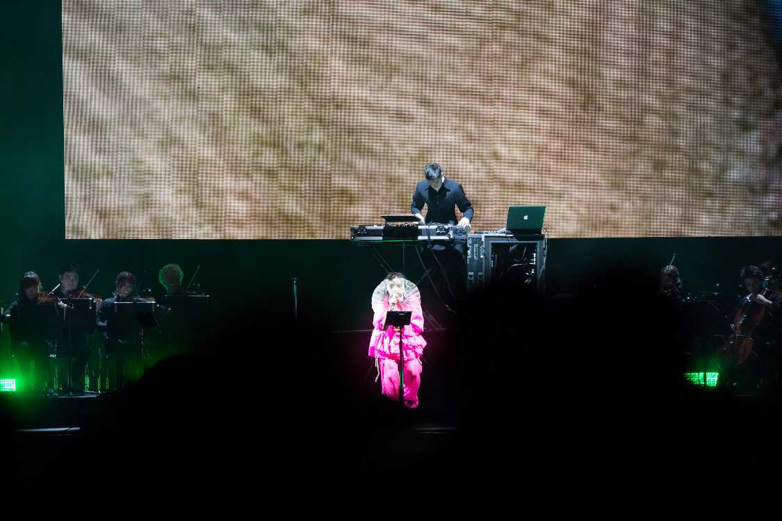 ビョーク。ビョークの上はアルカ。