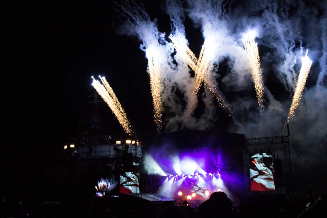 ライブの最終盤。