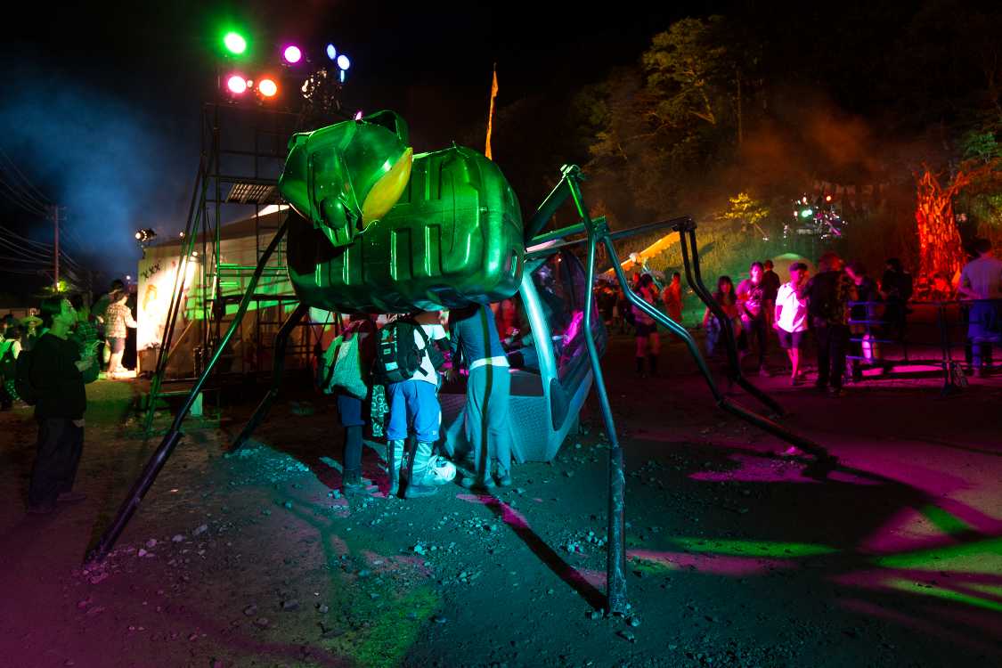 ゴンドラが体の一部になっているアリ。