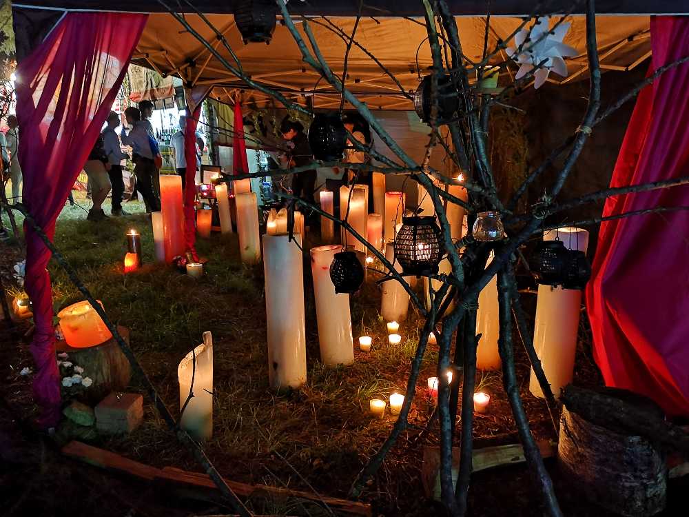 オアシスエリア側から。