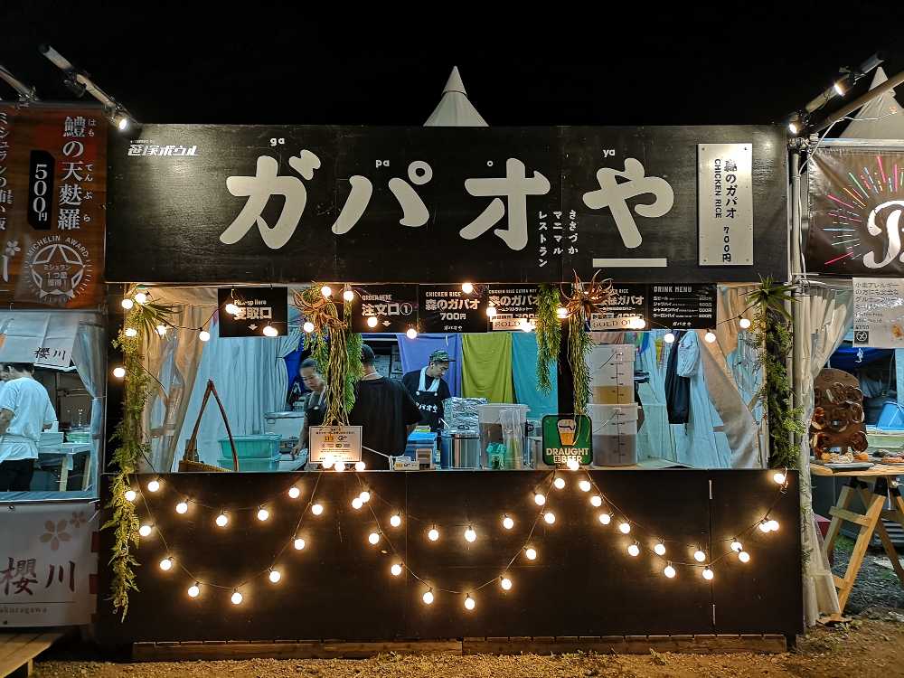 電飾付きのガパオや。