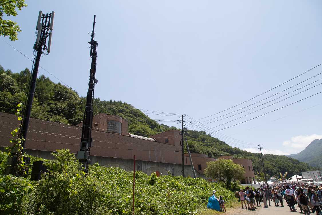 初日の午前中は晴天でした。