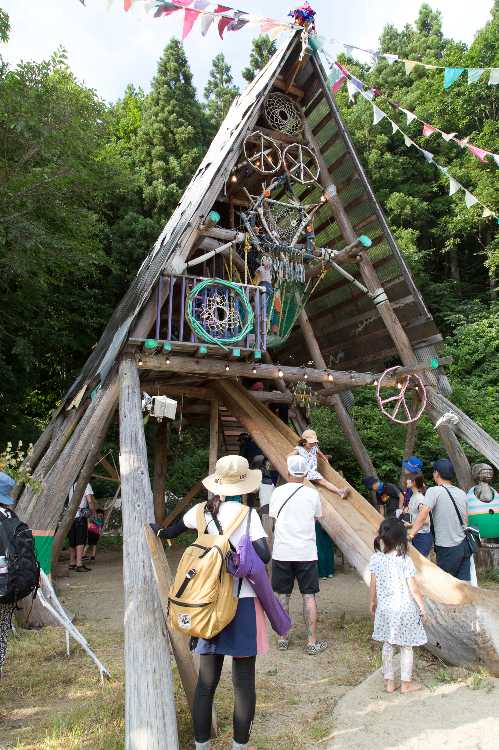 常設のタワー。