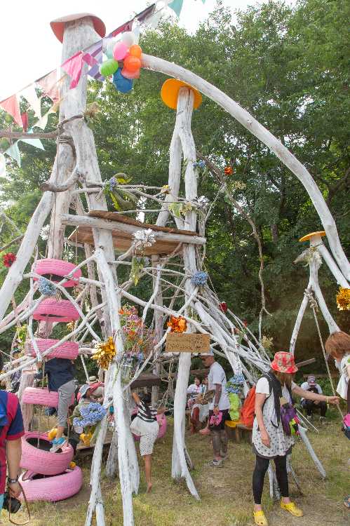 下が細くなっているタワー。昨年登場しました。