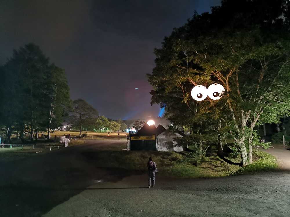 グリーンステージ手前。