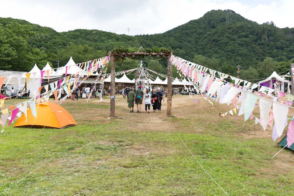 ピラミッドガーデン出入り口。