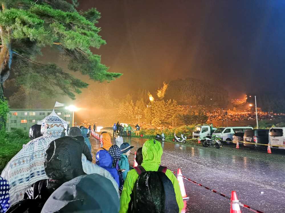 日曜の午前1時ごろ。