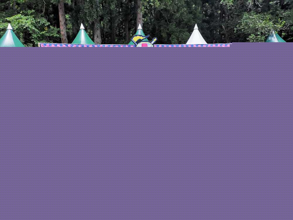 毎年人気の象印の給茶。