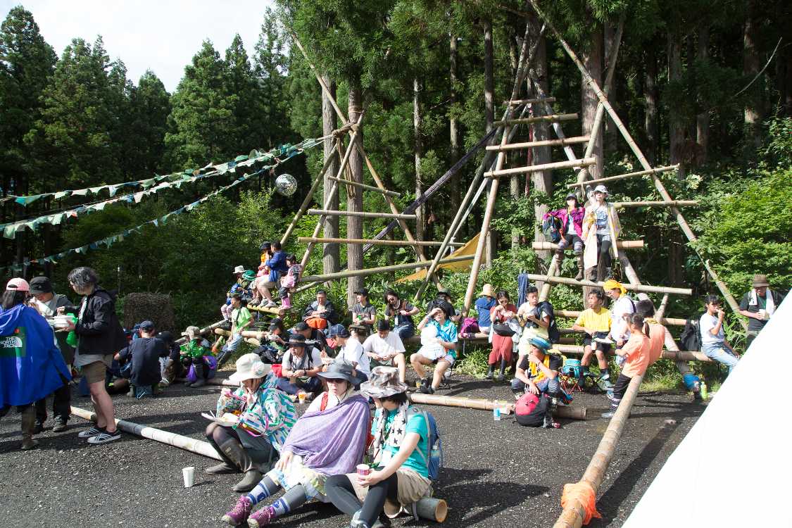 オレンジカフェの導線入り口。