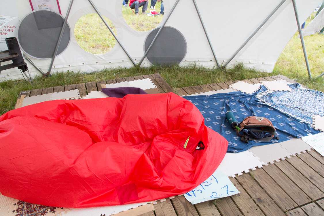 ゆったりスペースという余ったスペース。