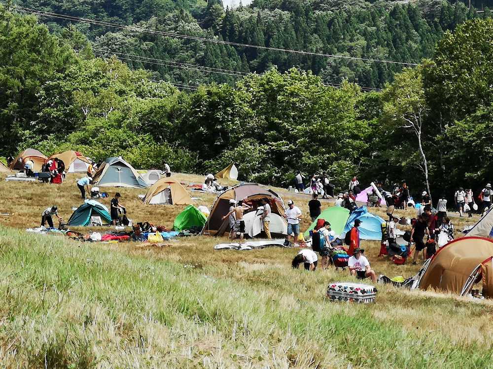 テントは午前11時撤収完了です。