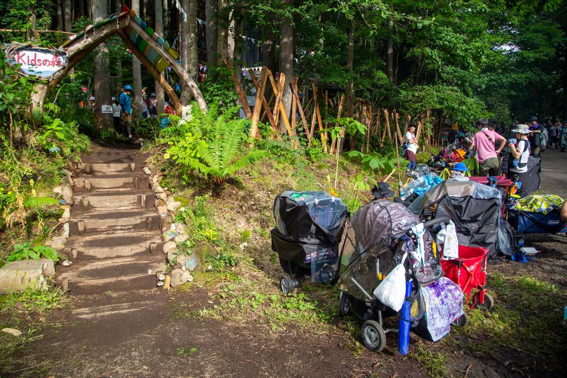 キッズの森の別の入り口。