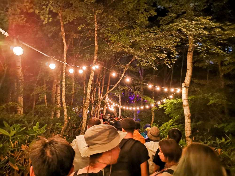 かなりの人です。ボードウォークへの負担も大きいとみられます。