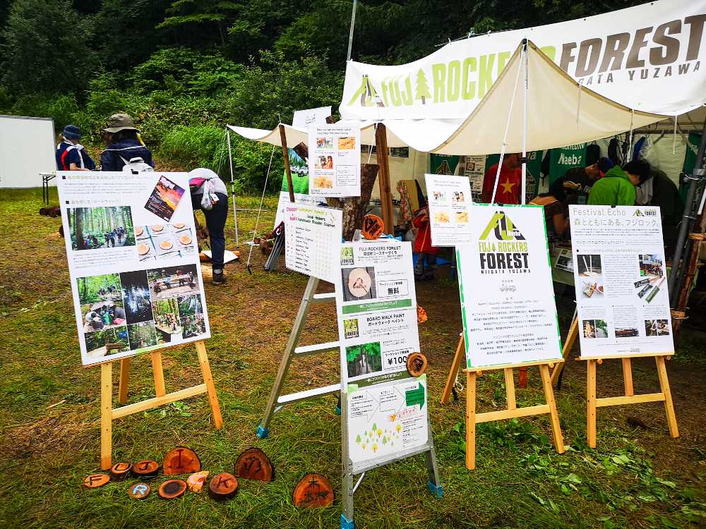 フジロックの森。