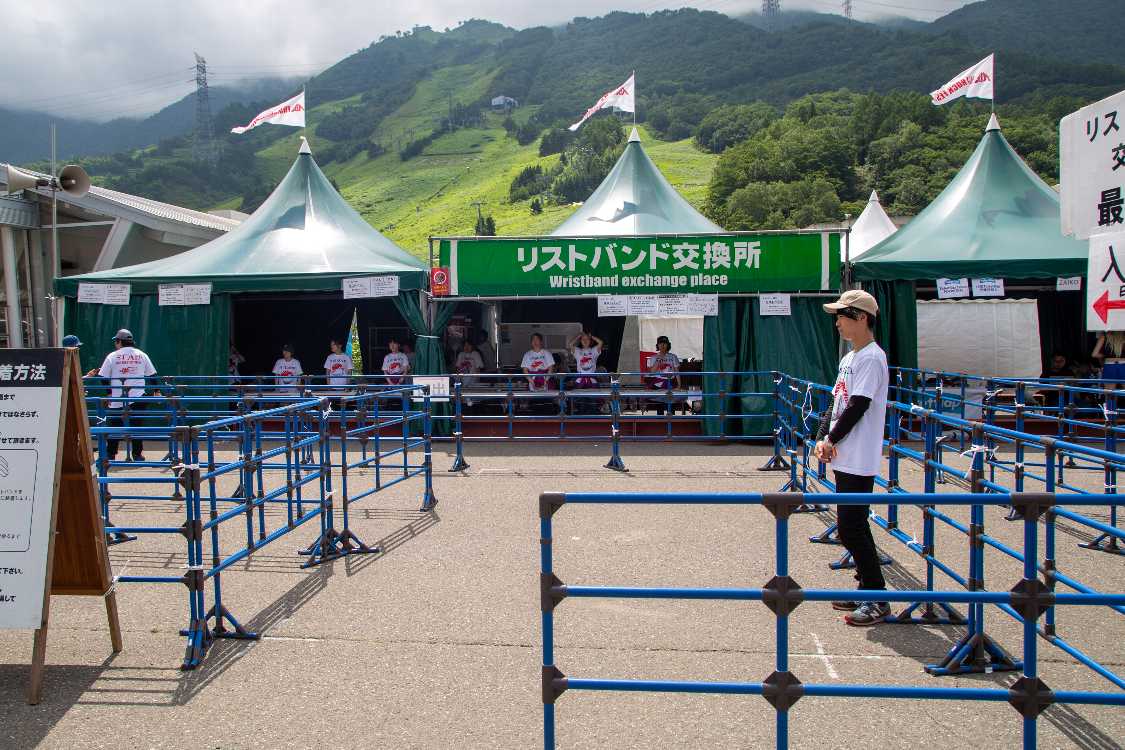 リストバンド交換所。