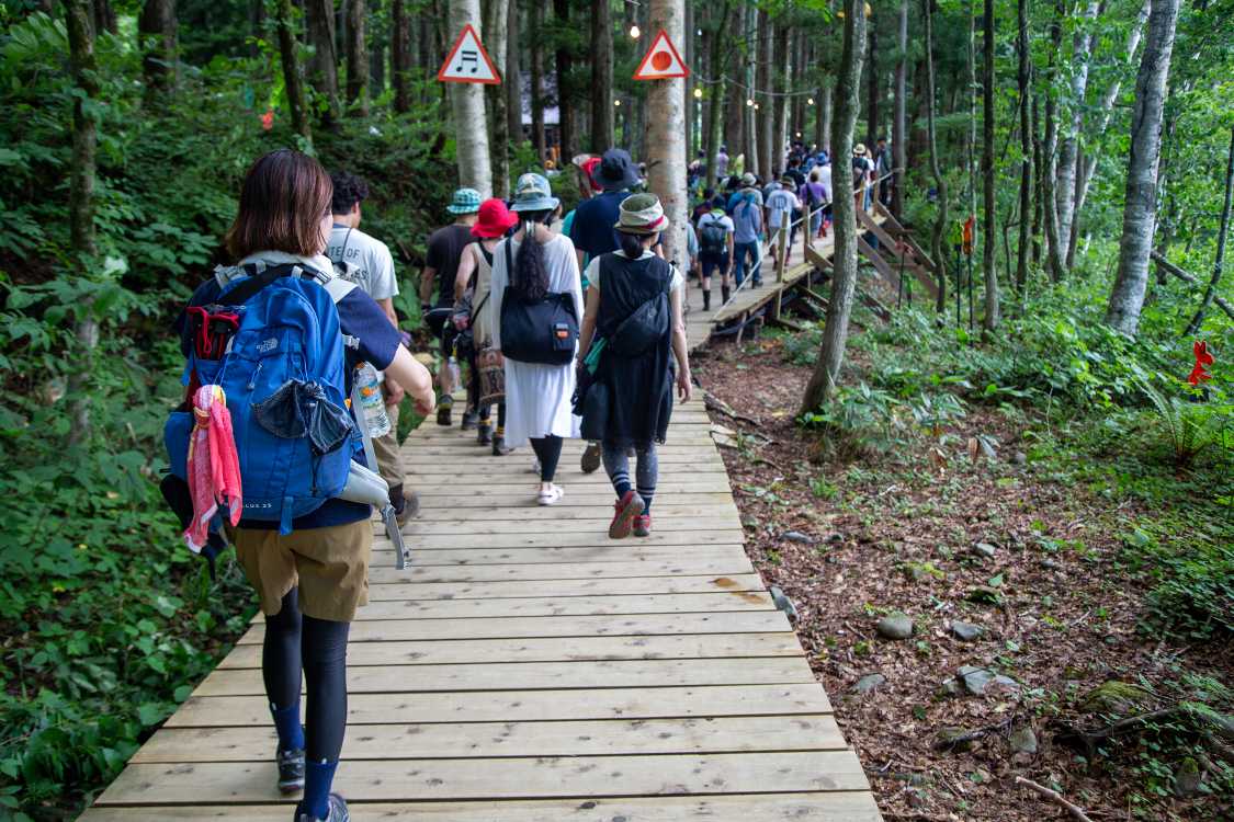 毎年更新されていくボードウォーク。