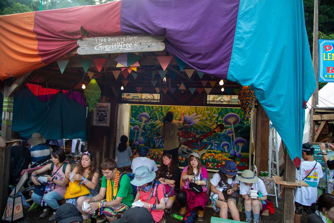 ライブペイントのグラヴィティフリー。