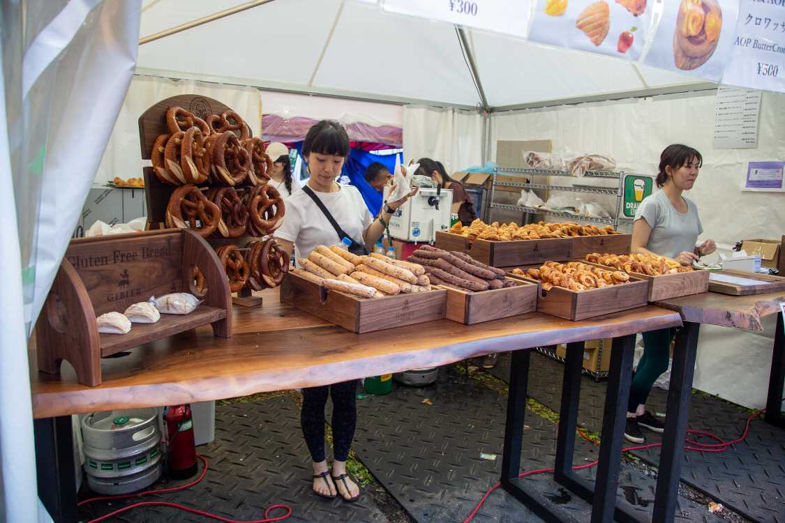 パンの少ない会場内では、ルヴァンと並ぶパン専門店。