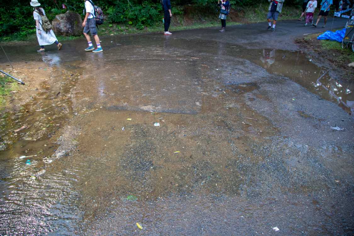 グリーンステージ奥。