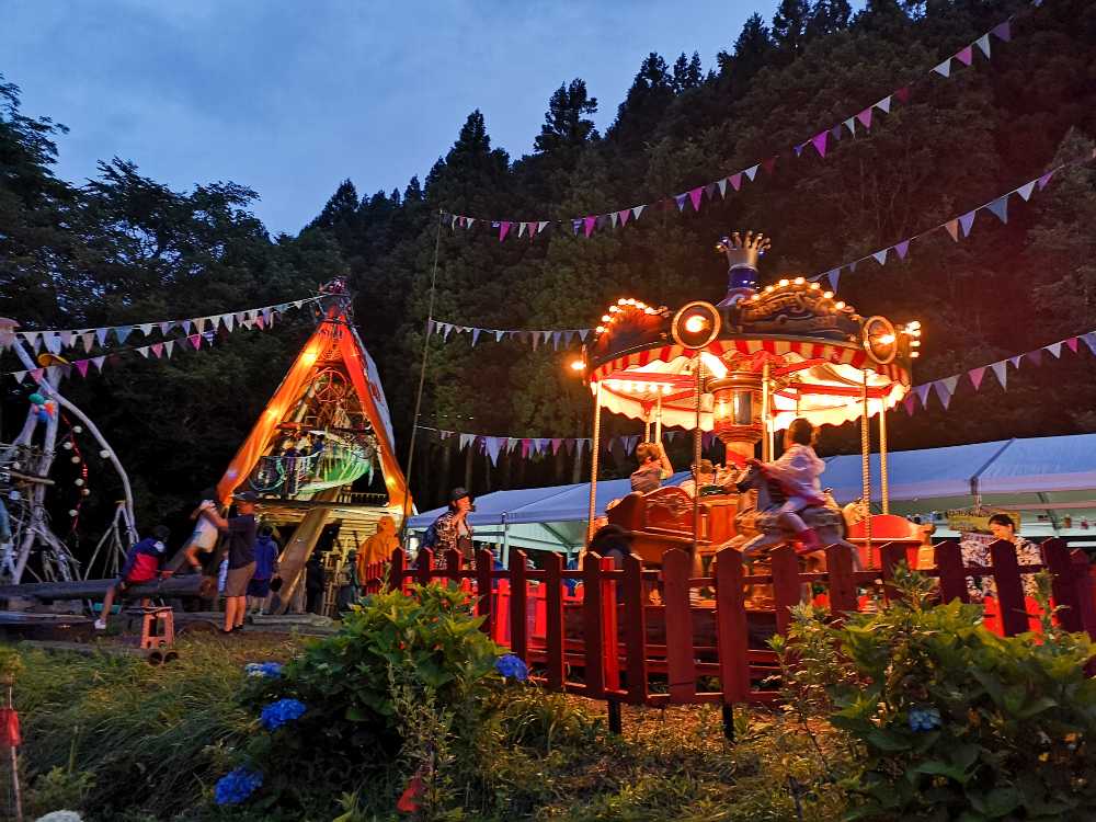 夕方のキッズランド。