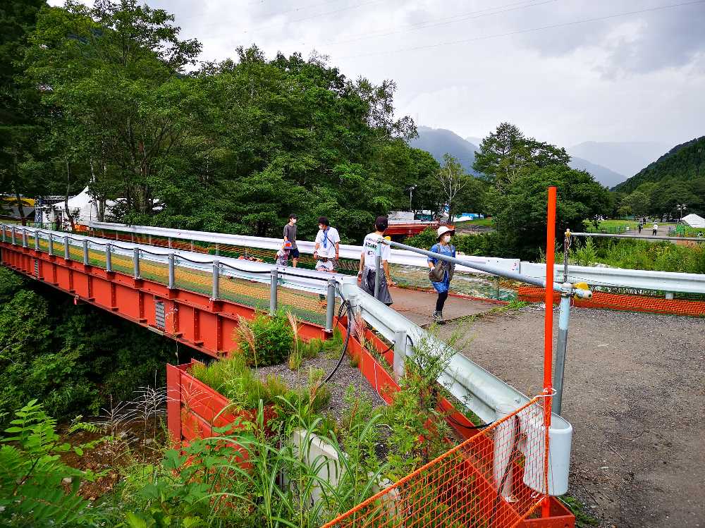 仮設橋A。