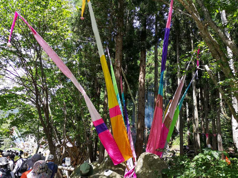 キッズの森前の装飾。