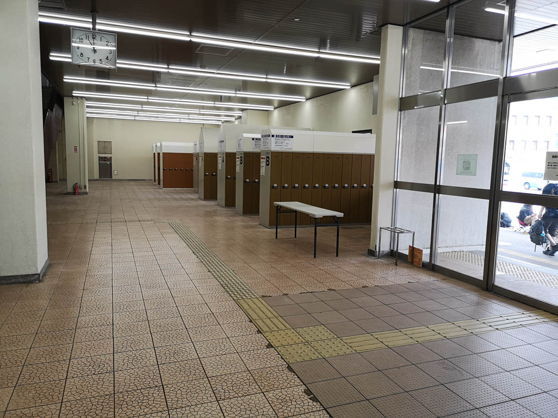 2021年はここで体温チェックが行われました。