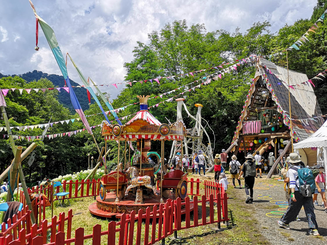 キッズランドの遊具。