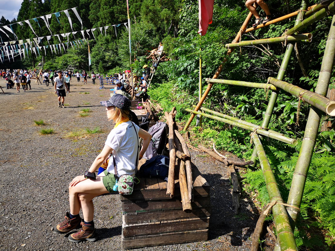 ベンチが設置されました。