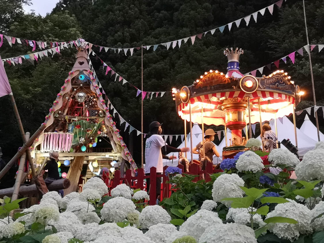 夕方のキッズランド。