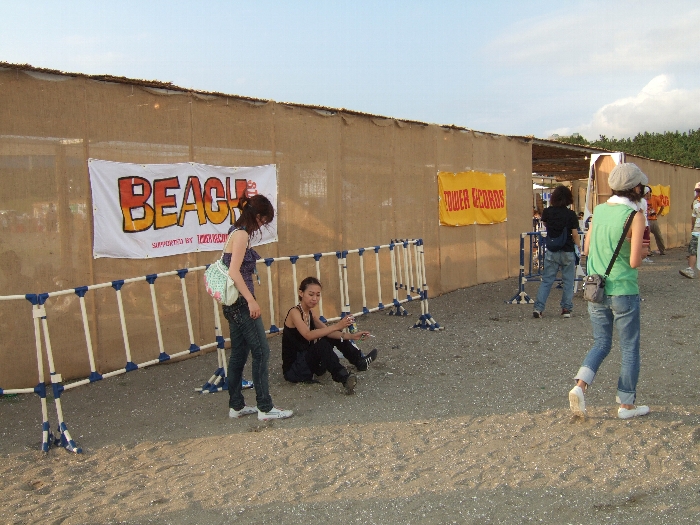 ビーチ・ステージの入り口。