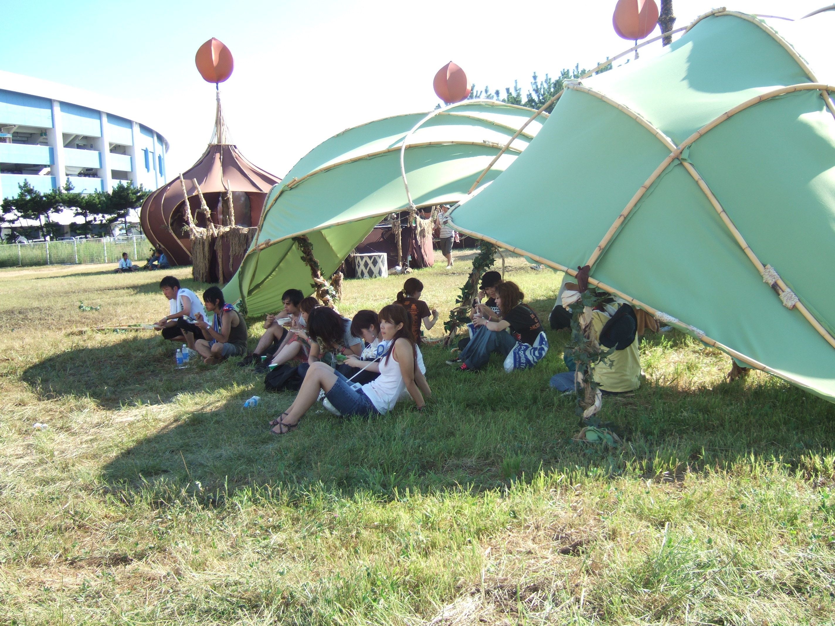 何を模したのかわからないオブジェ。