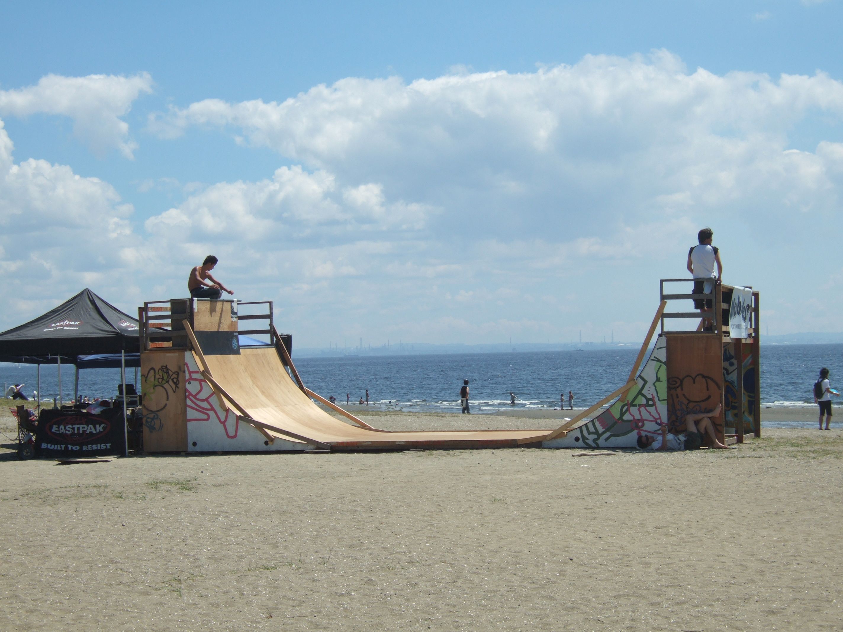 スケートボードのセット。