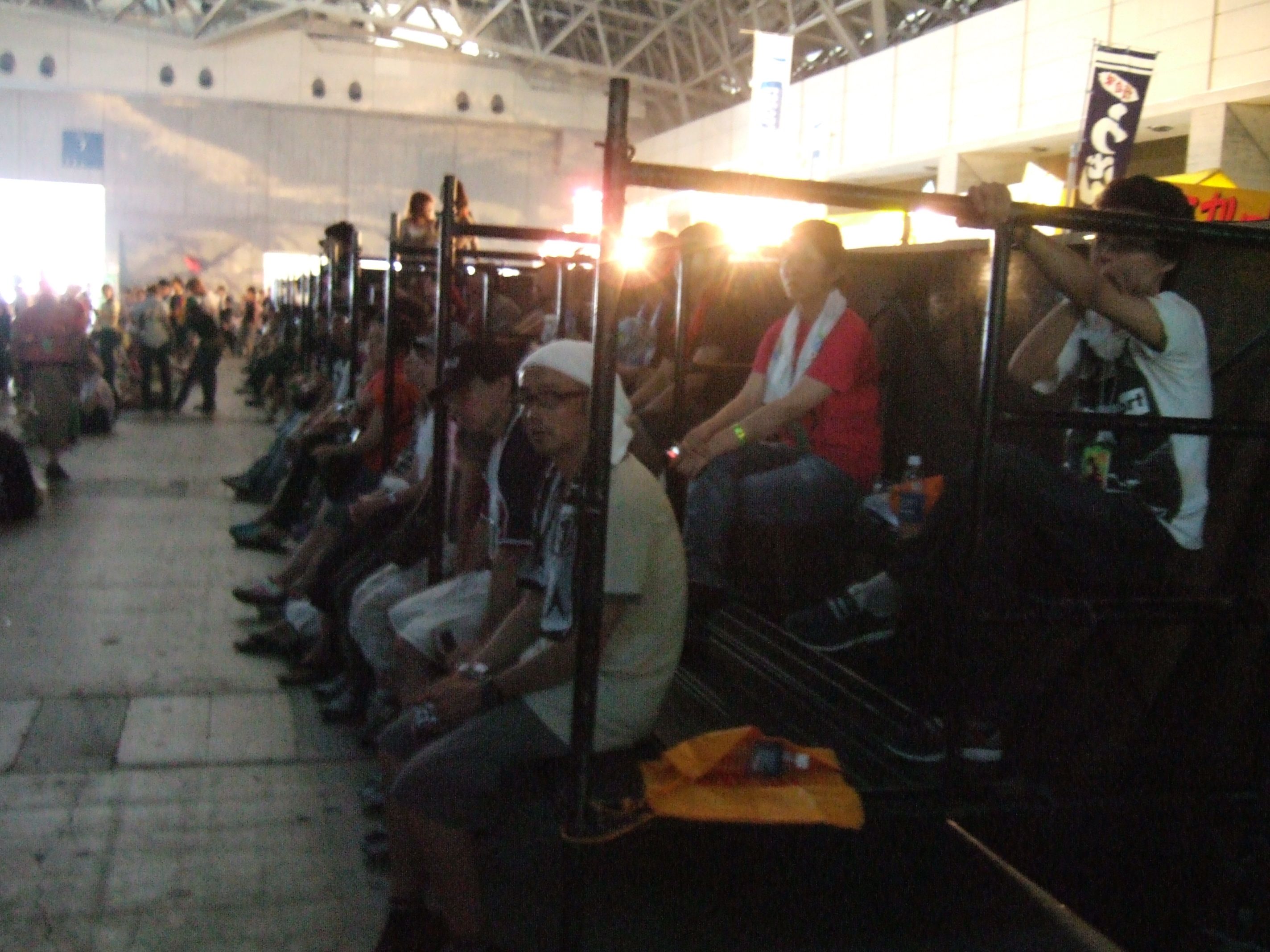 マウンテンステージの桟敷席。