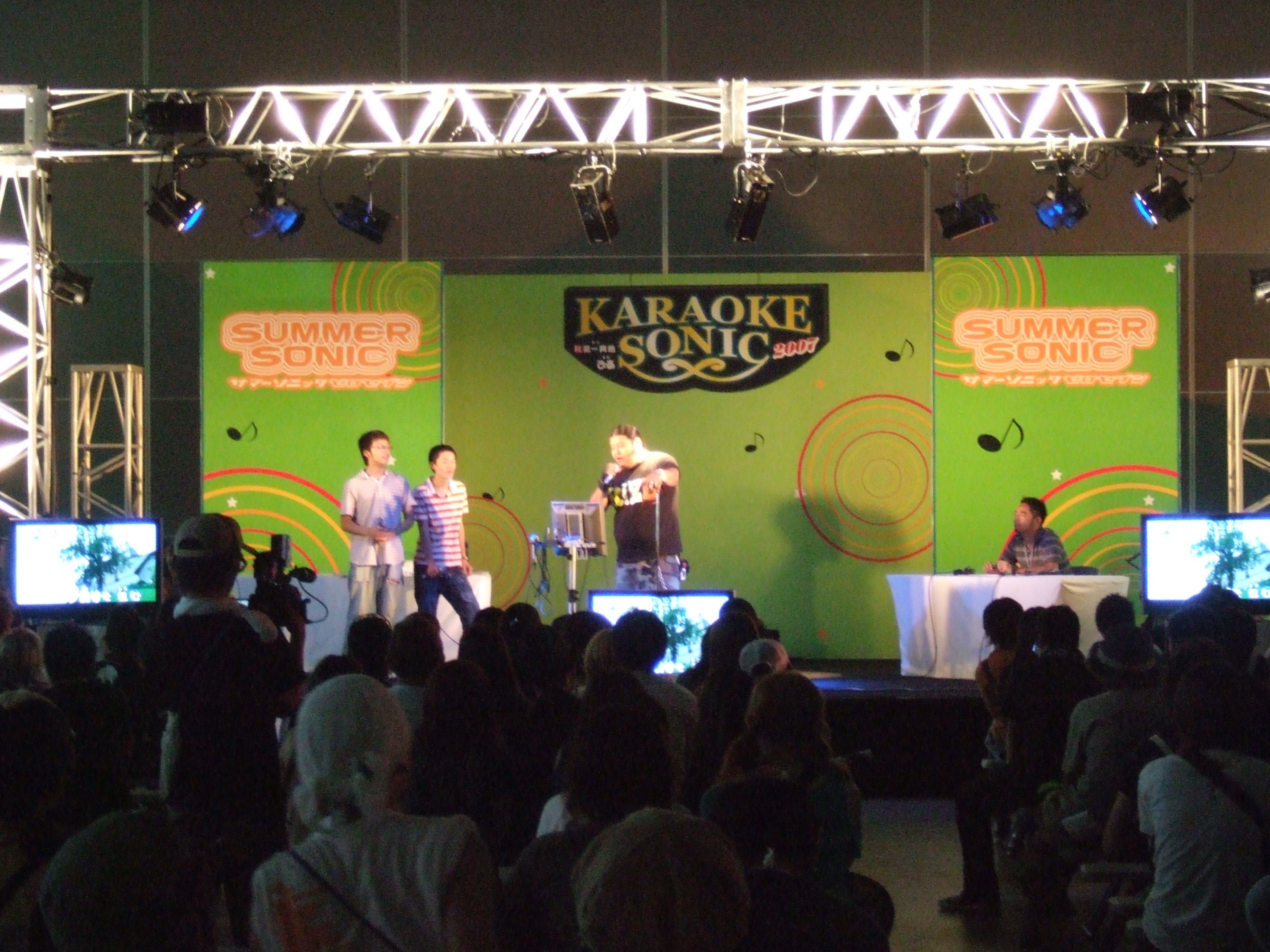 カラオケソニック。ない年もあります。