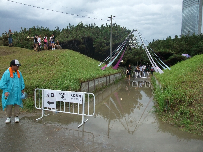 入り口ですが通れなくなっている入り口。