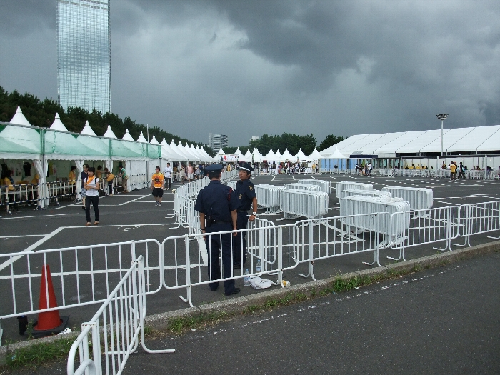 雨が降っていないのが不思議な雲です。