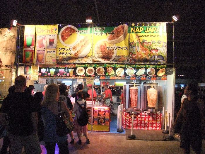 北アフリカの料理店。