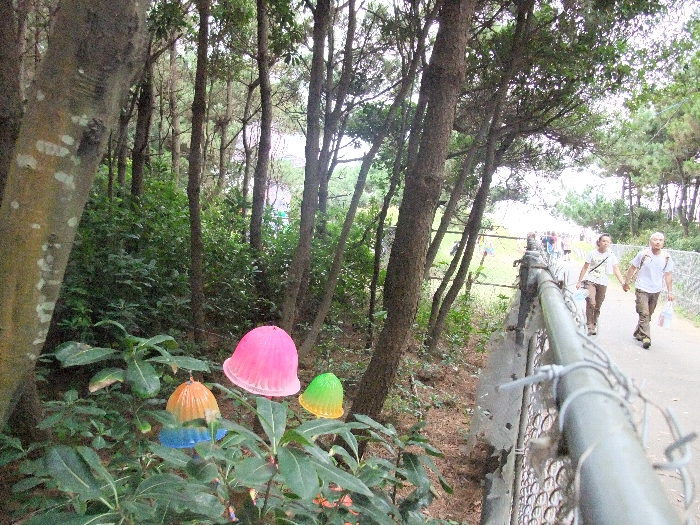 通路にあるオブジェ。