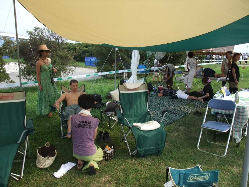 マッサージしてくれるところ。