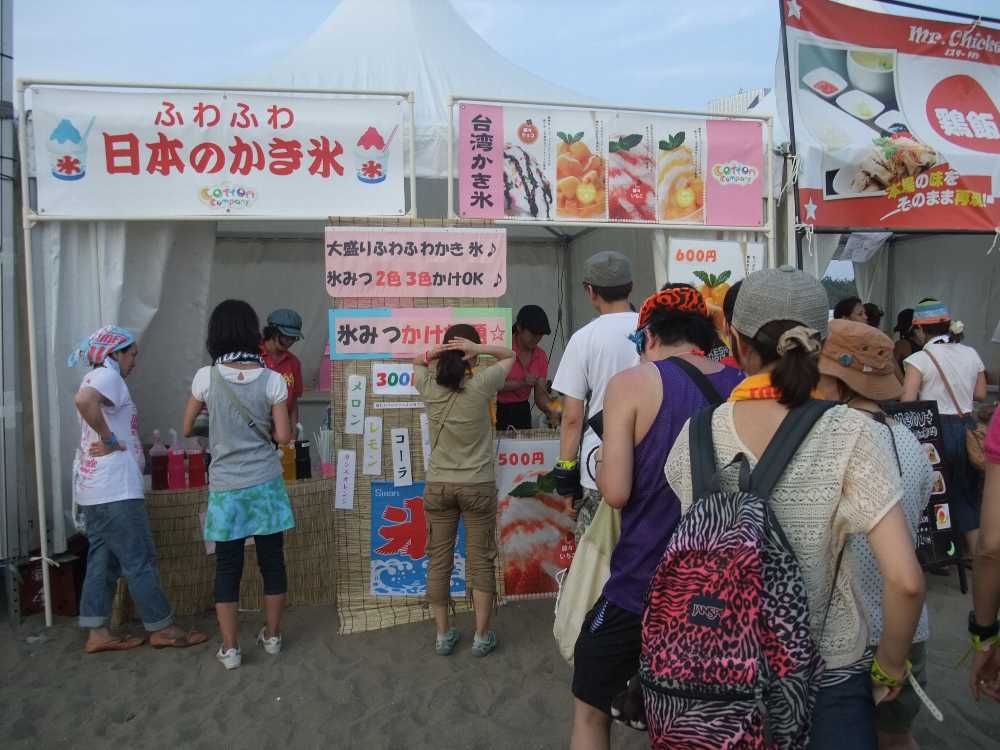 日本と台湾のかき氷店。