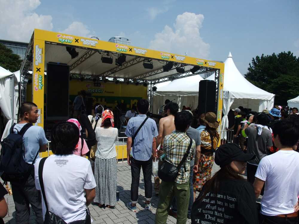 出れんの！？サマソニ！？のステージ。