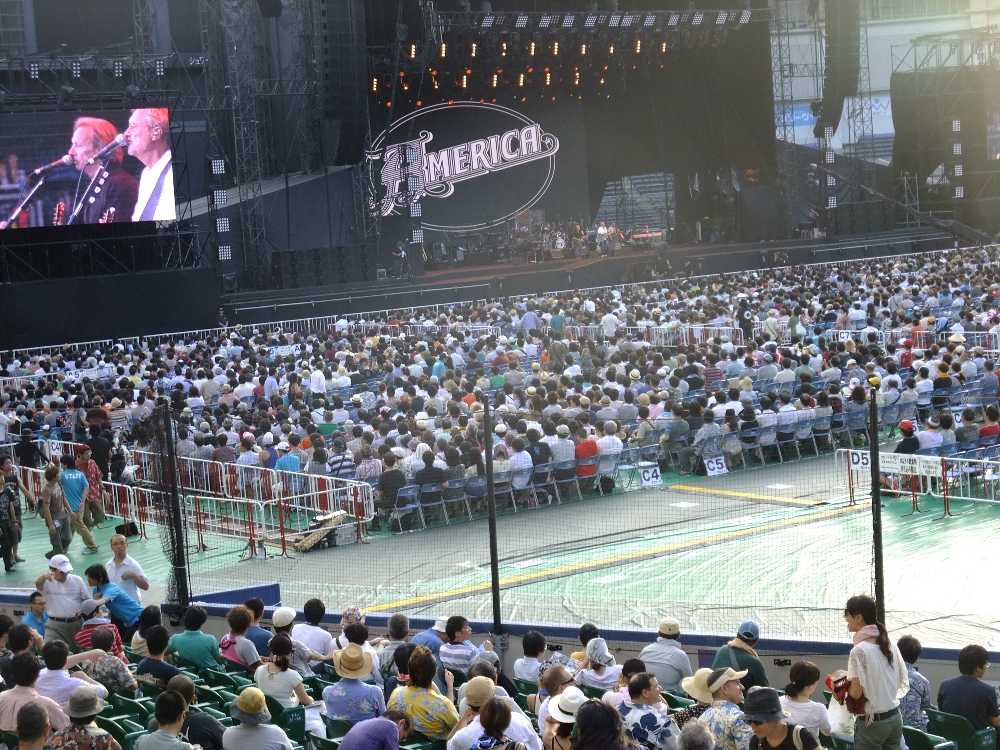 ビーチ・ボーイズの前座、アメリカの公演。メンバーは2人。