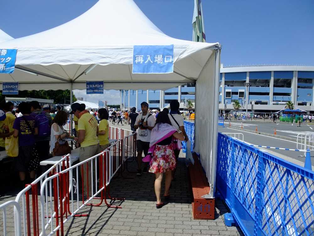 再入場はあまりチェックしない。