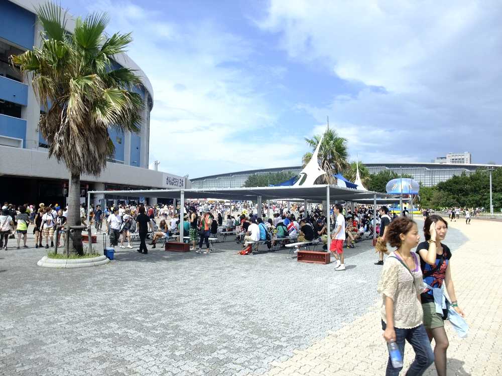 1日目午後1時15分ごろ。いい天気。