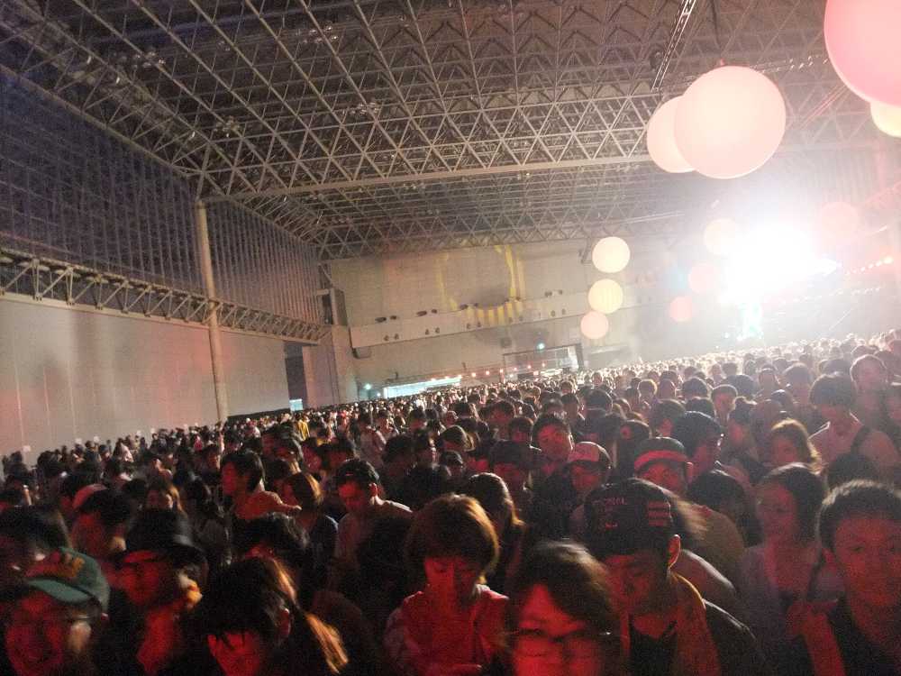 シガー・ロス終了後のマウンテンステージ。