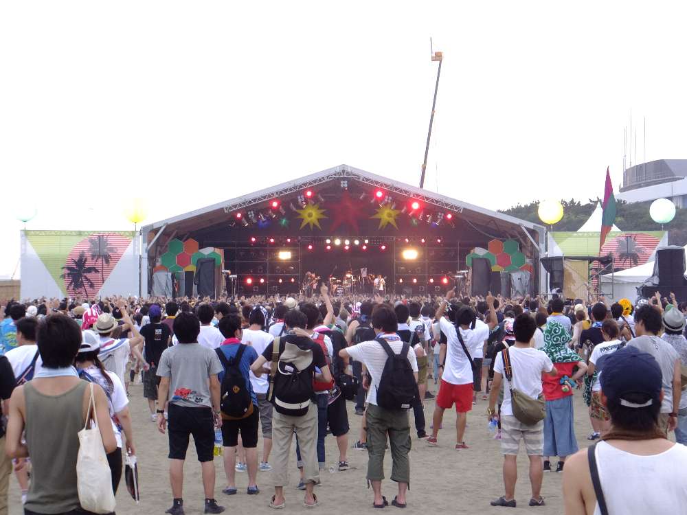 ビーチステージ。サンボマスターのころ。