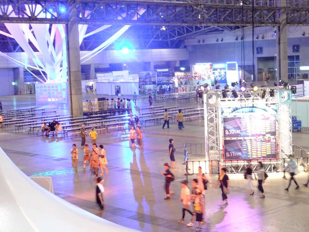 2日目の午後9時50分ごろ。