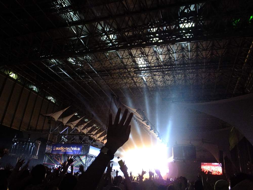 ゼッドの公演終了直前。