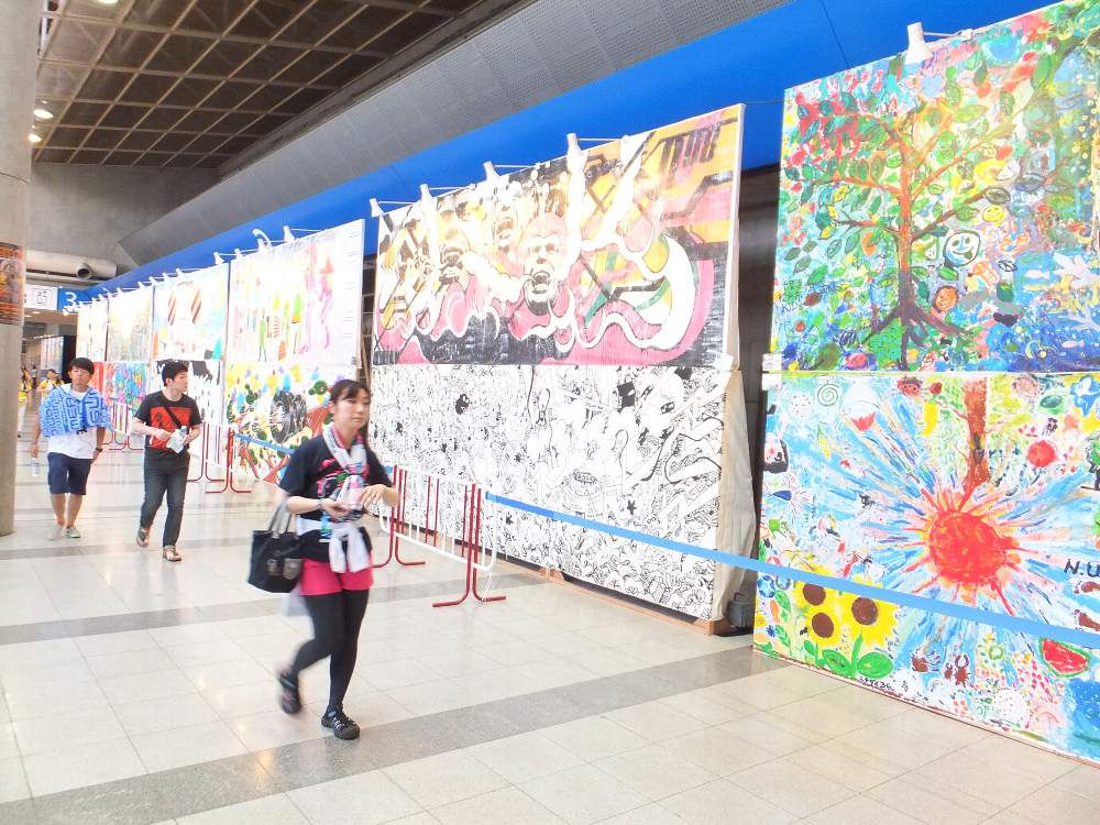 過去のソニッカートで描かれた絵。